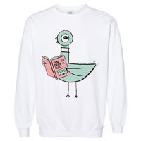 Driven To Read Pigeon Library Reading Books Garment-Dyed Sweatshirt