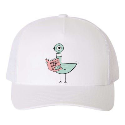 Driven To Read Pigeon Library Reading Books Yupoong Adult 5-Panel Trucker Hat