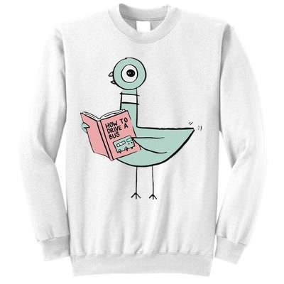 Driven To Read Pigeon Library Reading Books Sweatshirt