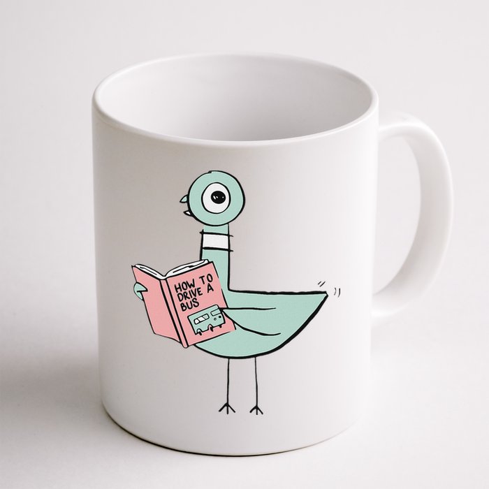 Driven To Read Pigeon Library Reading Books Coffee Mug