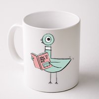 Driven To Read Pigeon Library Reading Books Coffee Mug