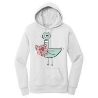 Driven To Read Pigeon Library Reading Books Women's Pullover Hoodie