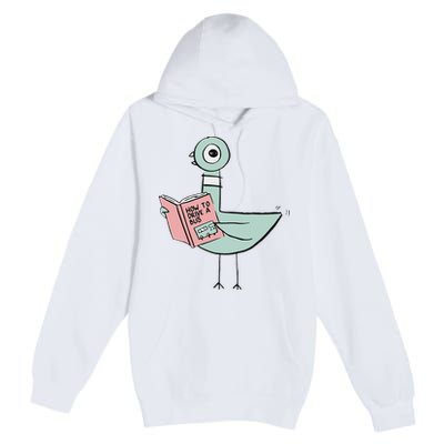 Driven To Read Pigeon Library Reading Books Premium Pullover Hoodie