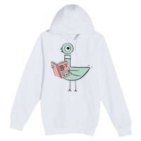 Driven To Read Pigeon Library Reading Books Premium Pullover Hoodie