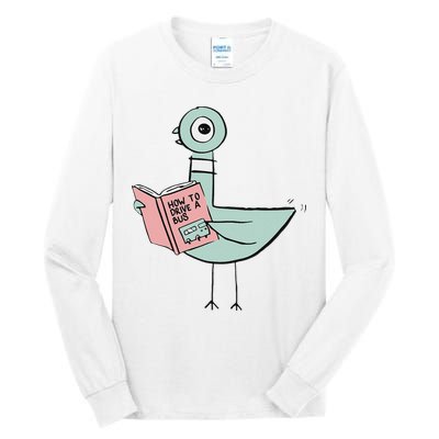 Driven To Read Pigeon Library Reading Books Tall Long Sleeve T-Shirt