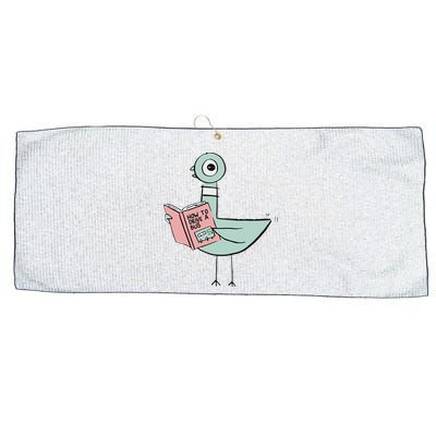 Driven To Read Pigeon Library Reading Books Large Microfiber Waffle Golf Towel