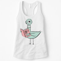 Driven To Read Pigeon Library Reading Books Womens Tank Top