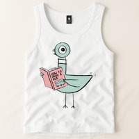 Driven To Read Pigeon Library Reading Books Tank Top