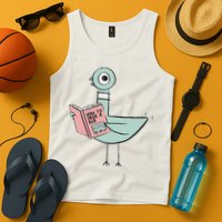 Driven To Read Pigeon Library Reading Books Tank Top