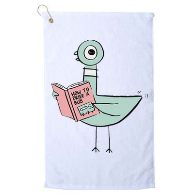 Driven To Read Pigeon Library Reading Books Golf Towel