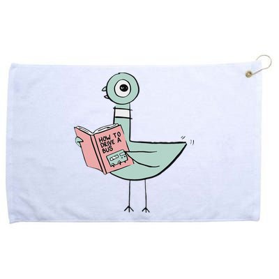 Driven To Read Pigeon Library Reading Books Grommeted Golf Towel