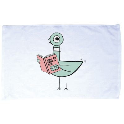 Driven To Read Pigeon Library Reading Books Microfiber Hand Towel