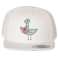 Driven To Read Pigeon Library Reading Books Wool Snapback Cap