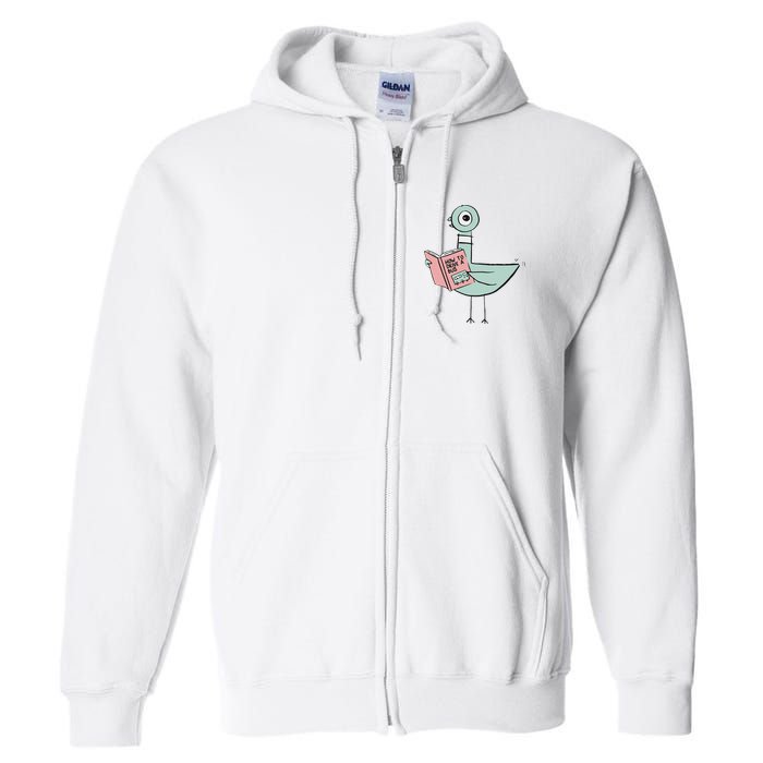 Driven To Read Pigeon Library Reading Books Full Zip Hoodie