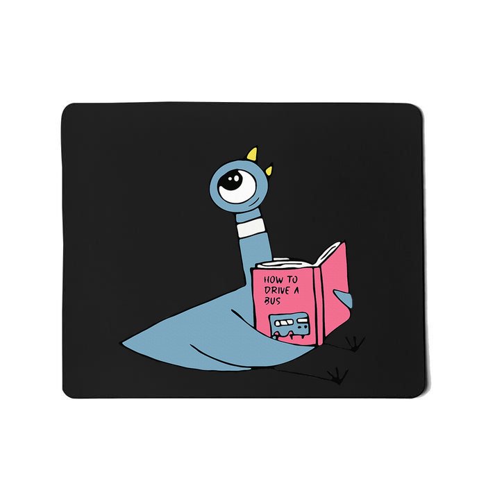 Driven To Read Pigeon Library Reading Books Reader Mousepad