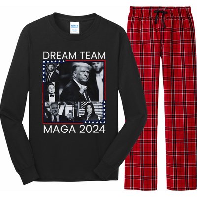 Dream Team Republican Trump Vance 2024 Long Sleeve Pajama Set