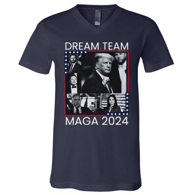 Dream Team Republican Trump Vance 2024 V-Neck T-Shirt