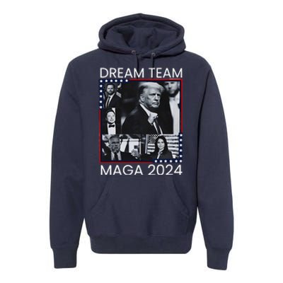 Dream Team Republican Trump Vance 2024 Premium Hoodie