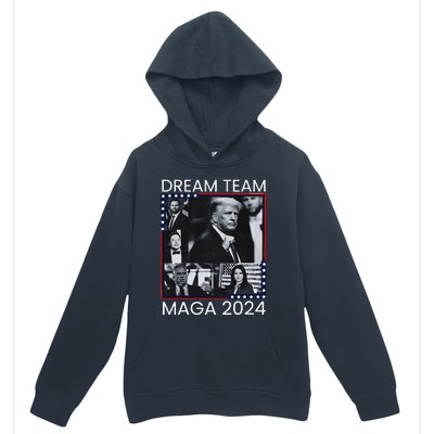 Dream Team Republican Trump Vance 2024 Urban Pullover Hoodie