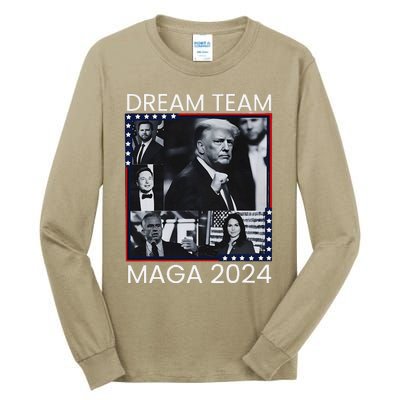 Dream Team Republican Trump Vance 2024 Tall Long Sleeve T-Shirt