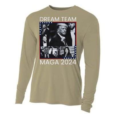 Dream Team Republican Trump Vance 2024 Cooling Performance Long Sleeve Crew