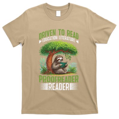 Driven To Read Education Literature Proofreader Reader T-Shirt