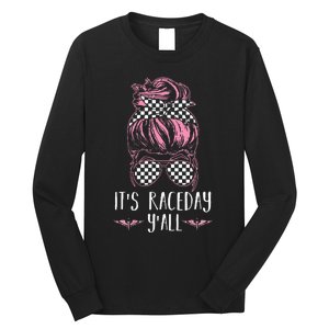 Dirt Track Racing Race ItS Race Day YAll Car Racing Long Sleeve Shirt