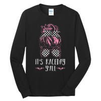 Dirt Track Racing Race ItS Race Day YAll Car Racing Tall Long Sleeve T-Shirt