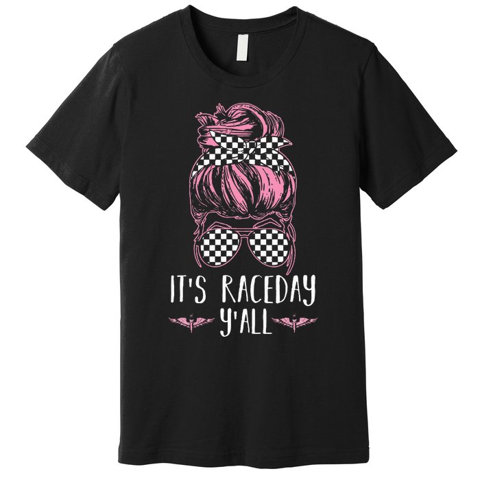 Dirt Track Racing Race ItS Race Day YAll Car Racing Premium T-Shirt