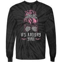 Dirt Track Racing Race ItS Race Day YAll Car Racing Tie-Dye Long Sleeve Shirt