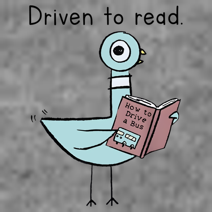 Driven To Read How To Drive A Bus Book Reader 7-Panel Snapback Hat