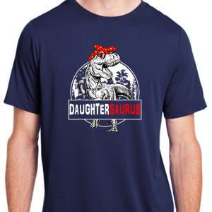 Daughtersaurus T Rex Dinosaur DaughterSaurus Family Matching Adult ChromaSoft Performance T-Shirt