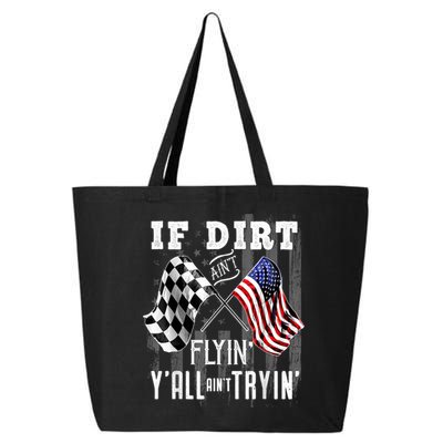 Dirt Track Racing Motocross Stock Car Racing Funny Gift 25L Jumbo Tote