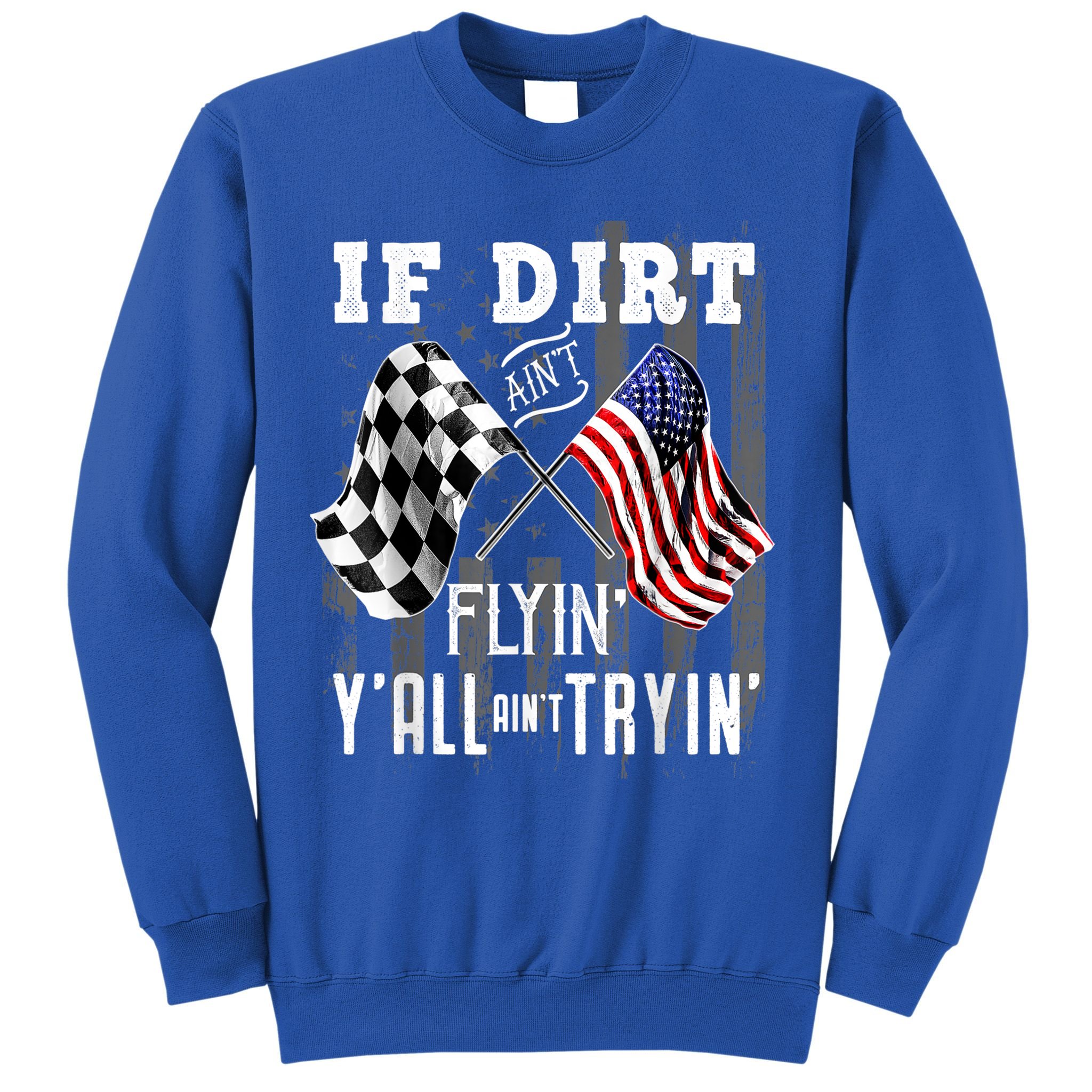 Dirt Track Racing Motocross Stock Car Racing Funny Gift Sweatshirt