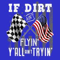 Dirt Track Racing Motocross Stock Car Racing Funny Gift Button