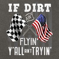 Dirt Track Racing Motocross Stock Car Racing Funny Gift Cotton Canvas Backpack