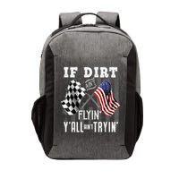 Dirt Track Racing Motocross Stock Car Racing Funny Gift Vector Backpack