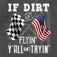 Dirt Track Racing Motocross Stock Car Racing Funny Gift Vector Backpack