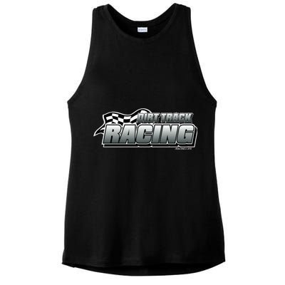 Dirt Track Racing Speedway Race Gear Stock Car Racing Funny Gift Ladies PosiCharge Tri-Blend Wicking Tank