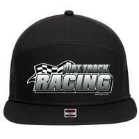 Dirt Track Racing Speedway Race Gear Stock Car Racing Funny Gift 7 Panel Mesh Trucker Snapback Hat