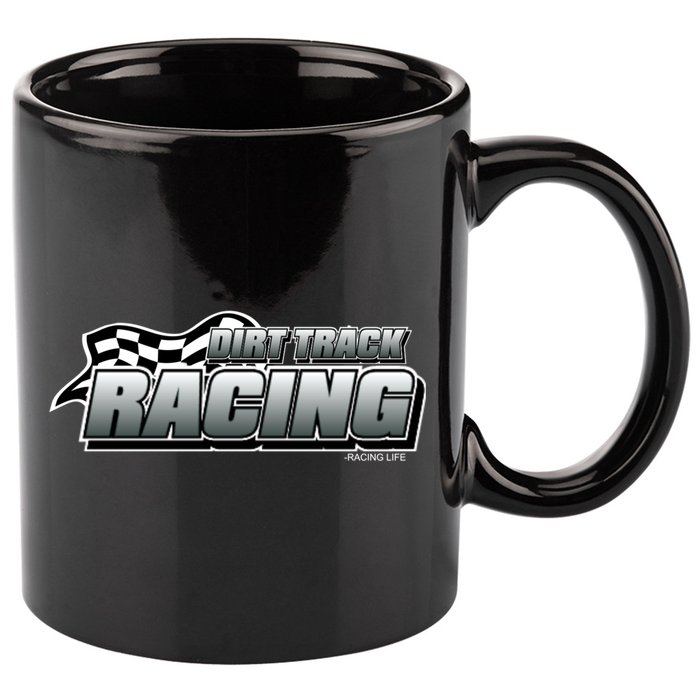Dirt Track Racing Speedway Race Gear Stock Car Racing Funny Gift 11oz C Handle Ceramic Mug