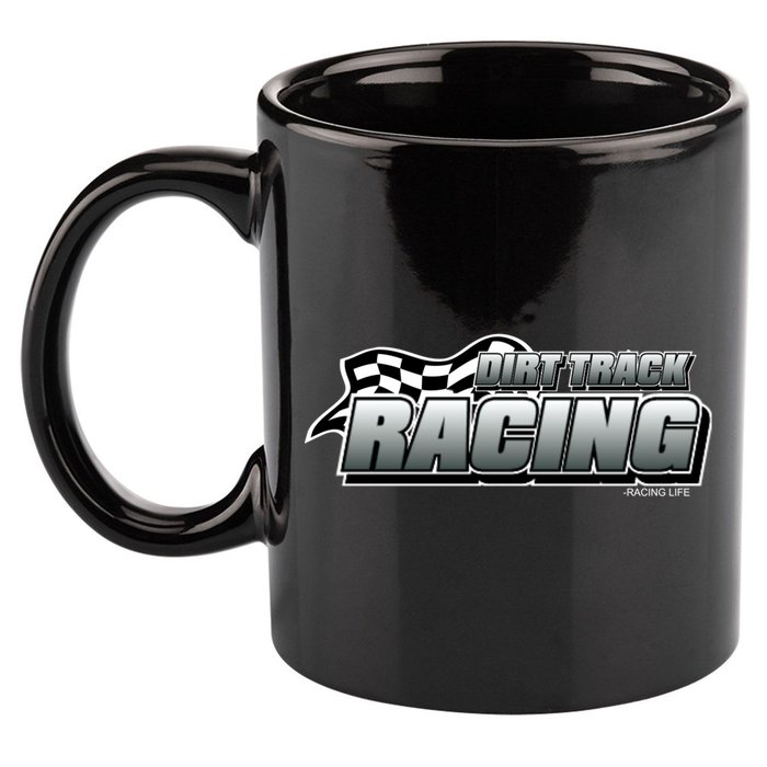 Dirt Track Racing Speedway Race Gear Stock Car Racing Funny Gift 11oz C Handle Ceramic Mug