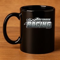 Dirt Track Racing Speedway Race Gear Stock Car Racing Funny Gift 11oz C Handle Ceramic Mug