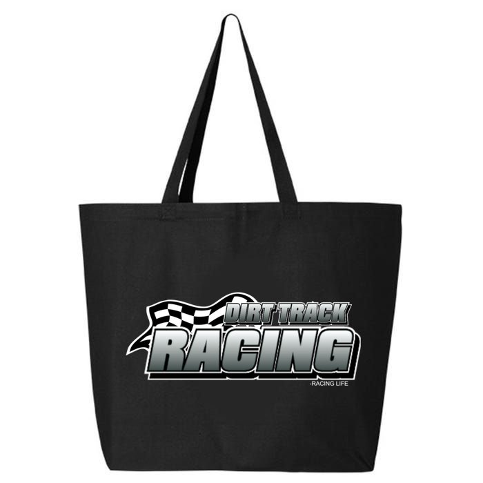 Dirt Track Racing Speedway Race Gear Stock Car Racing Funny Gift 25L Jumbo Tote