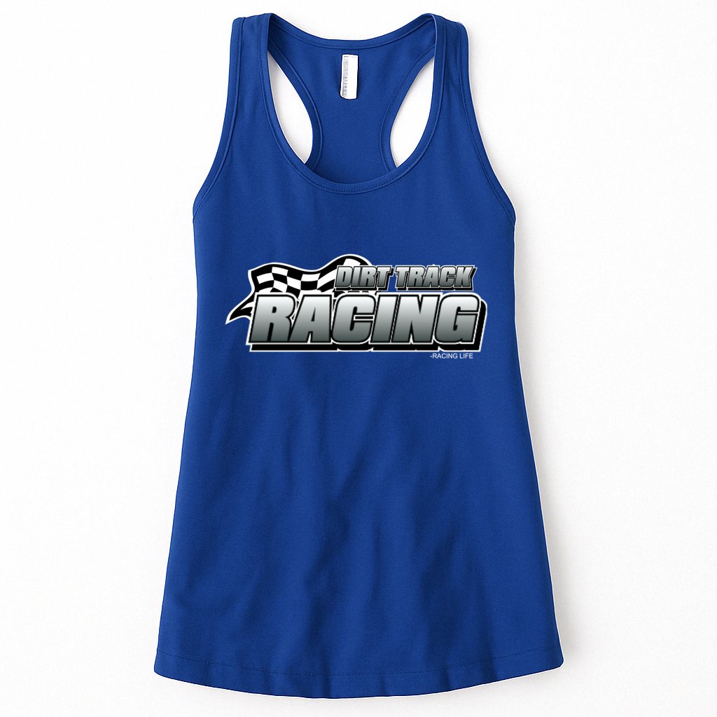 Dirt Track Racing Speedway Race Gear Stock Car Racing Funny Gift Womens Tank Top
