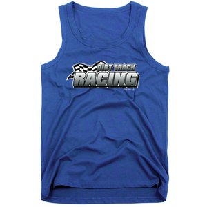 Dirt Track Racing Speedway Race Gear Stock Car Racing Funny Gift Tank Top