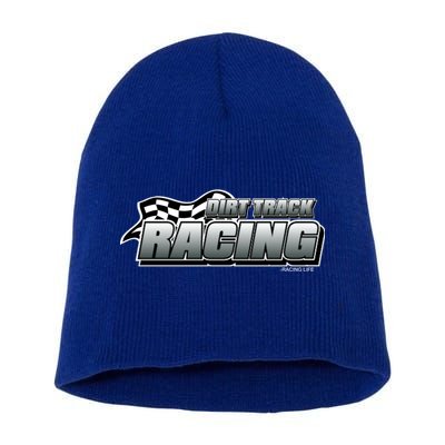 Dirt Track Racing Speedway Race Gear Stock Car Racing Funny Gift Short Acrylic Beanie