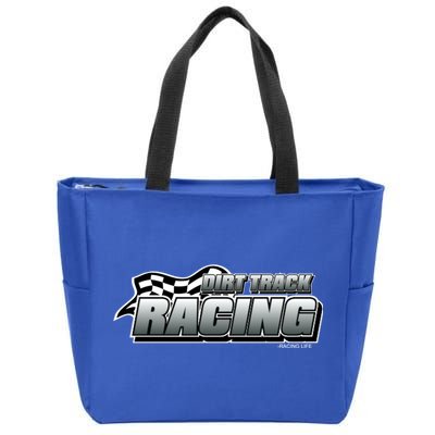 Dirt Track Racing Speedway Race Gear Stock Car Racing Funny Gift Zip Tote Bag