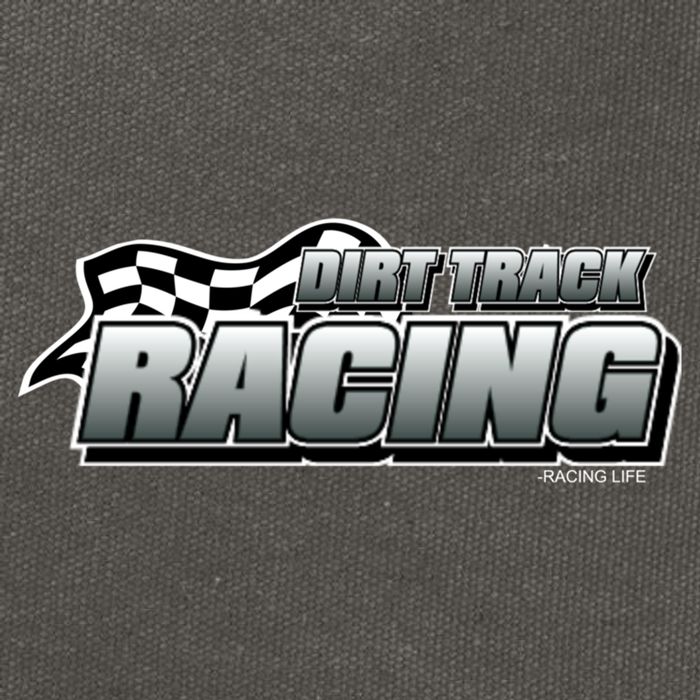 Dirt Track Racing Speedway Race Gear Stock Car Racing Funny Gift Cotton Canvas Backpack