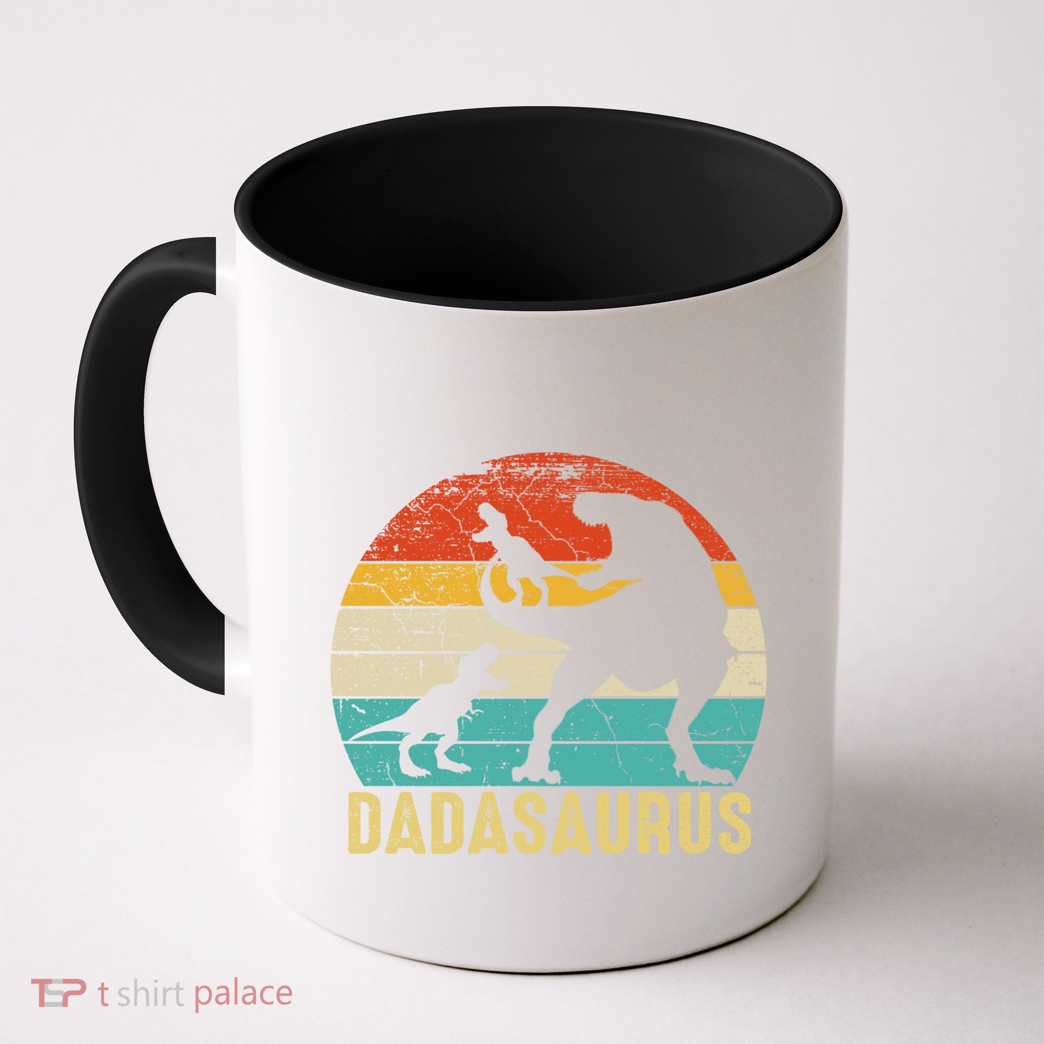 Dadasaurus T Rex Dada Dinosaur 2 Fathers Day Christmas Gift Coffee Mug